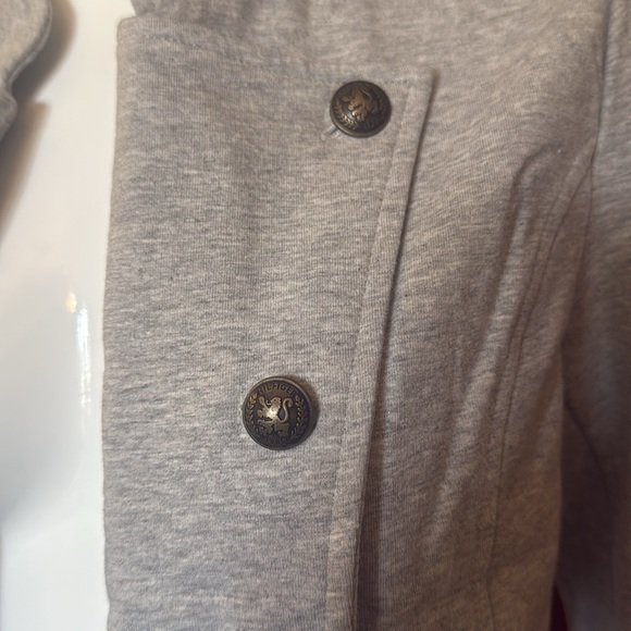 NWT Tommy Hilfiger size small Women's Gray Double-Breasted Jacket - Picture 3 of 4